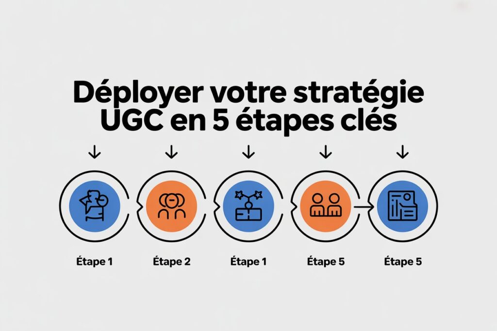 Déployer votre stratégie UGC en 5 étapes clés