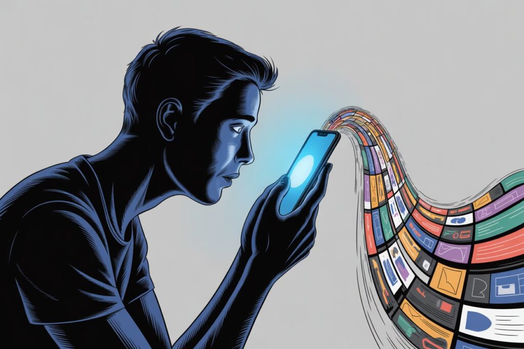 Pourquoi ce format cartonne : la psychologie derrière le scroll infini